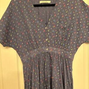 EUC Christy Dawn Lottie Dress in Lapis Aster Garden (Medium).